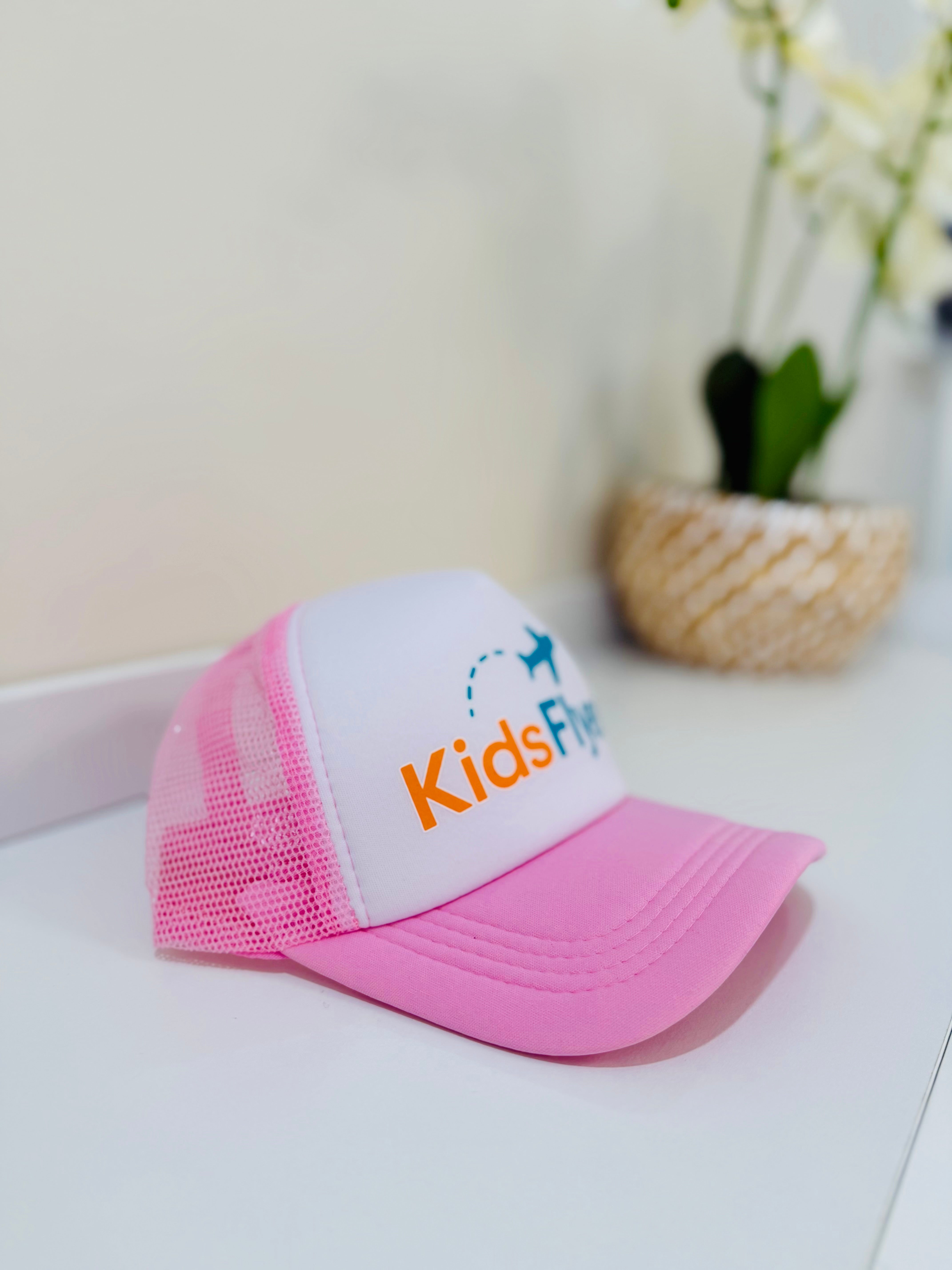 KidsFlyer™ Official Merch Cap for Adults – Pink Edition